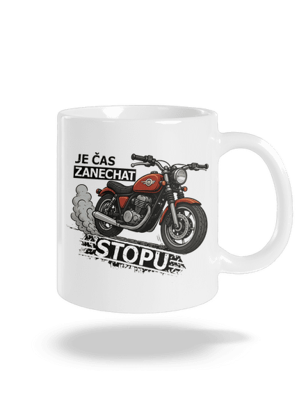 Stopa klasický hrnek White