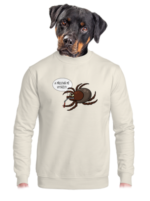 unisex mikina bez kapuce