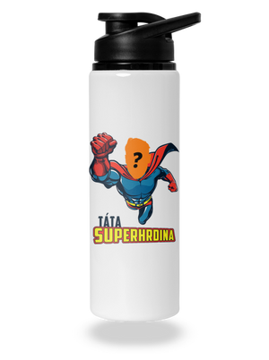 Táta superhrdina lahev na vodu White