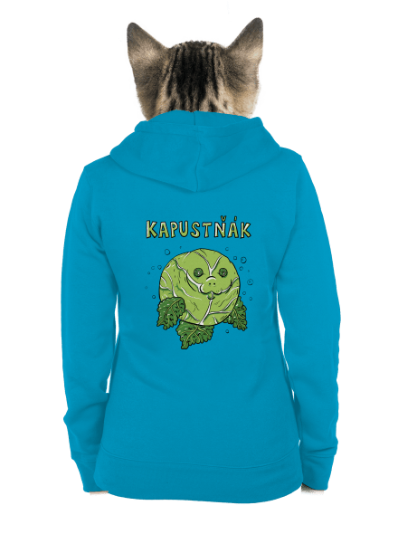 Kapustňák dámská mikina na zip Blue Atol