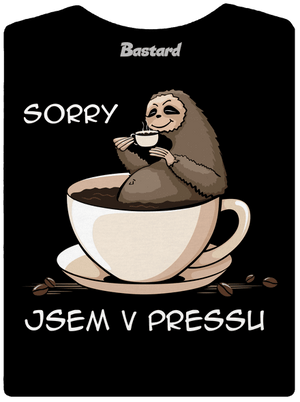 V pressu dámské tričko Black