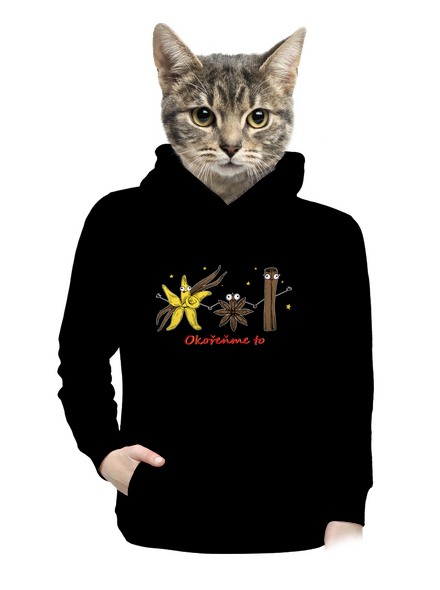 Okořeňme to dámská mikina klokanka Black