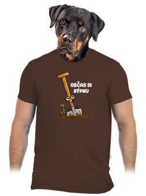 Občas si rýpnu pánské tričko Brown