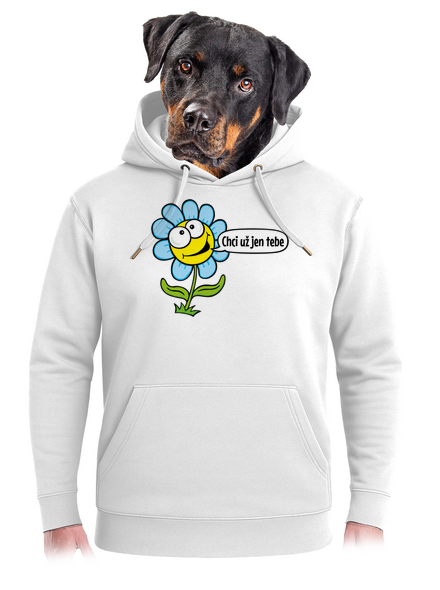Chci už jen tebe unisex mikina premium Snowwhite