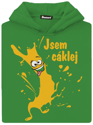 Cáklej dětská mikina klokanka Kelly Green AWD