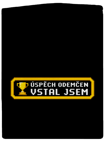 Vstal jsem pánská mikina na zip Black