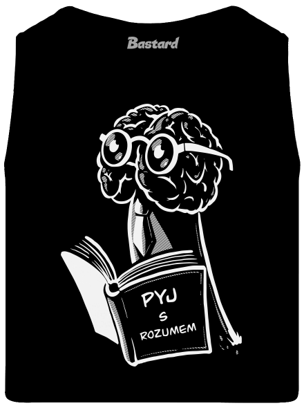 Pyj s rozumem pánské tílko Black
