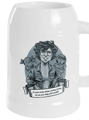 B14: Léto s kovbojem půllitr White