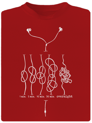 Škola uzlování pánské sportovní tričko Red Mal