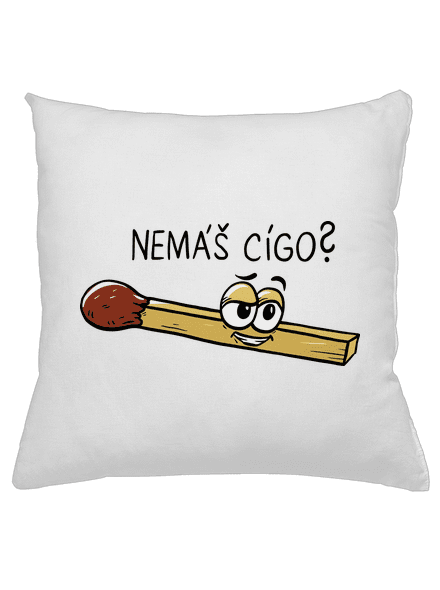 Cígo a oheň polštář White