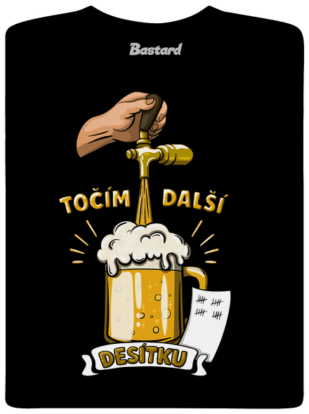 Točím další desítku pánské dlouhý rukáv Black