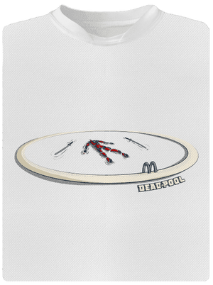 Dead in pool dětské sportovní tričko White