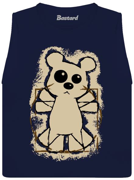 Da Vinci Teddy dámské tílko volné Navy