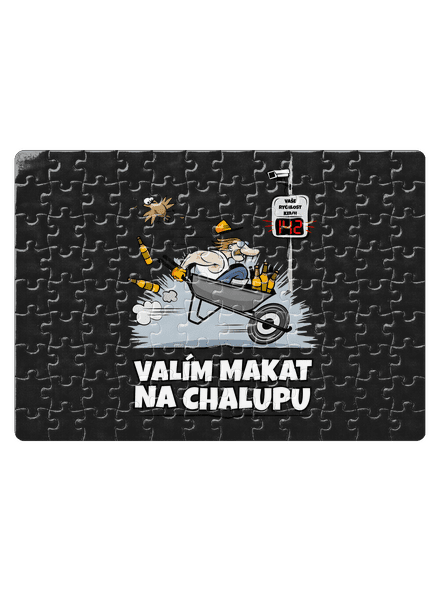 Valím na chalupu puzzle White