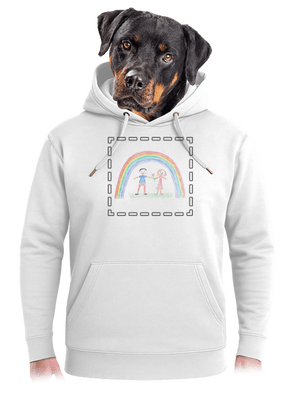 Dětské kresby - nahraj vlastní unisex mikina premium Snowwhite