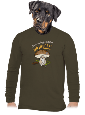 Babka a hříbeček pánské dlouhý rukáv Urban Khaki