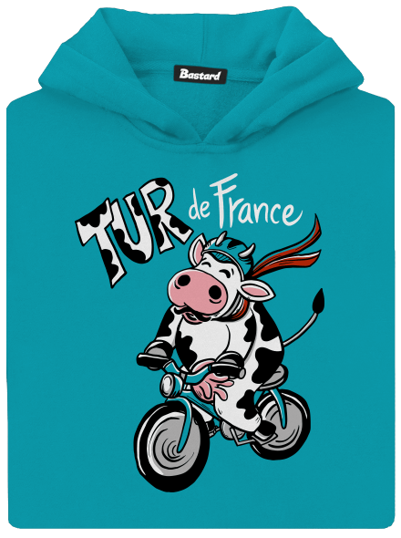 Tur de France dětská mikina klokanka Hawaiian Blue