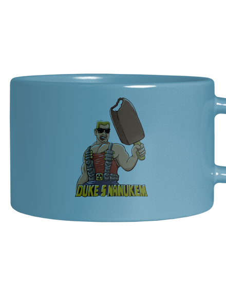 Duke s nanukem hrnek makronka Blue Macaron