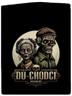 Dů-chodci dámská mikina na zip Black