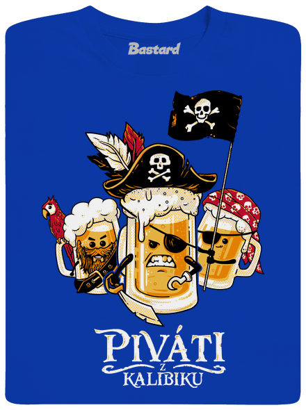 Piváti z Kalibiku pánské dlouhý rukáv Royal Blue