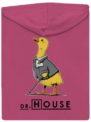 Dr. House dámská mikina na zip Magenta