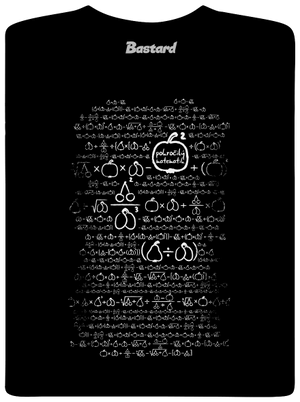 Matematik pánské dlouhý rukáv Black