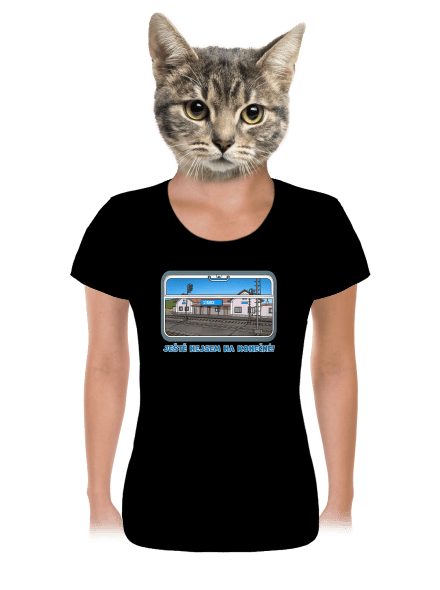 Nejsem na konečné dámské tričko Black