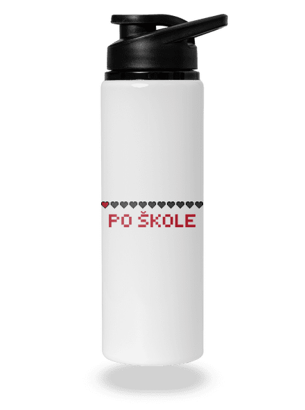 Po škole lahev na vodu White