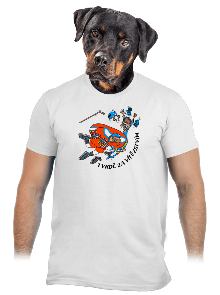 Tvrdě za vítězstvím pánské tričko White