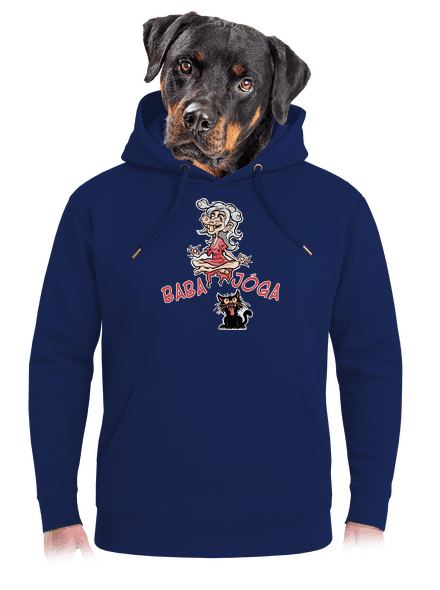Baba Jóga unisex mikina premium Navy
