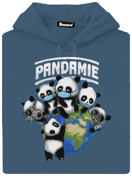 Pandamie dámská mikina klokanka Denim
