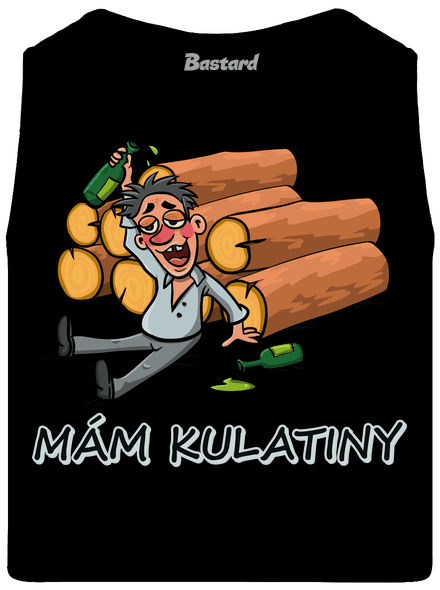 Mám kulatiny pánské tílko Black