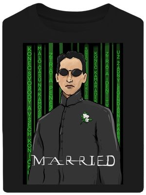 Neoženich unisex tričko oversized Black