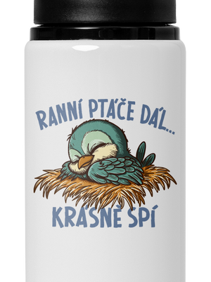 Ranní ptáče spí lahev na vodu White