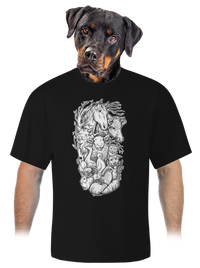 unisex tričko oversized