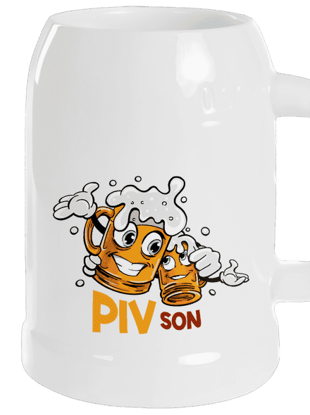 Pivson půllitr White