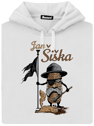 Jan Šiška dámská mikina klokanka White