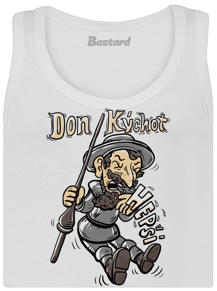 Don Kýchot dámské tílko klasické White