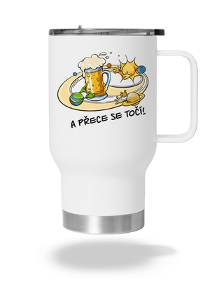 A přece se točí! termohrnek White