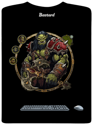 B17: Warcraft pánské dlouhý rukáv Black