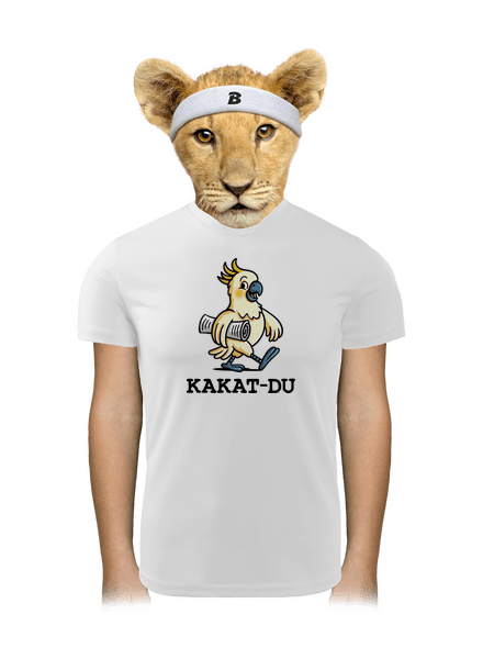Kakat-du dětské sportovní tričko White
