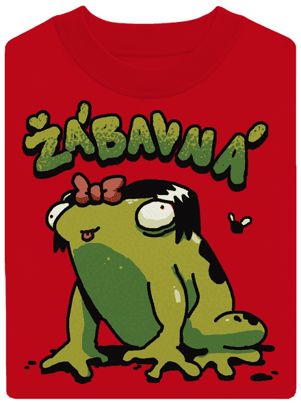 Žábavní unisex mikina bez kapuce Red