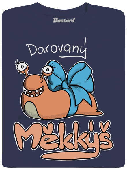 Darovaný měkkýš pánské tričko Navy Blue