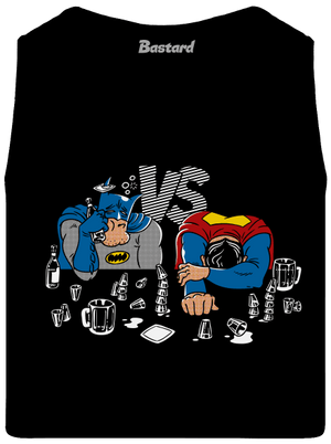 Souboj superhrdinů pánské tílko Black