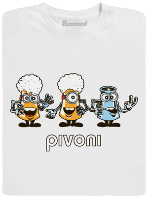 Pivoni pánské dlouhý rukáv White