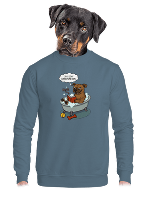 unisex mikina bez kapuce