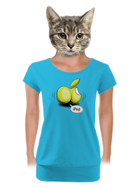 dámské tričko s lemem