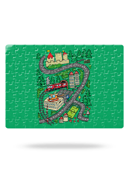 Silnice puzzle White
