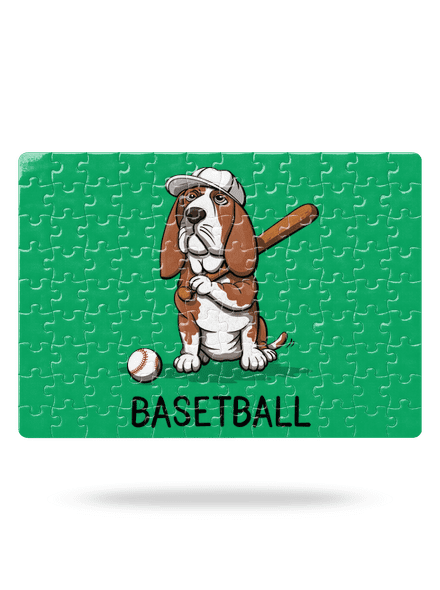 Basetball puzzle White