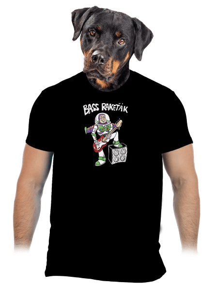 Bass Rakeťák pánské tričko Black